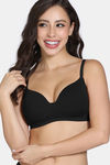 Zivame Padded Non Wired 3/4Th Coverage T-Shirt Bra - Tap Shoe — thumbnail 1